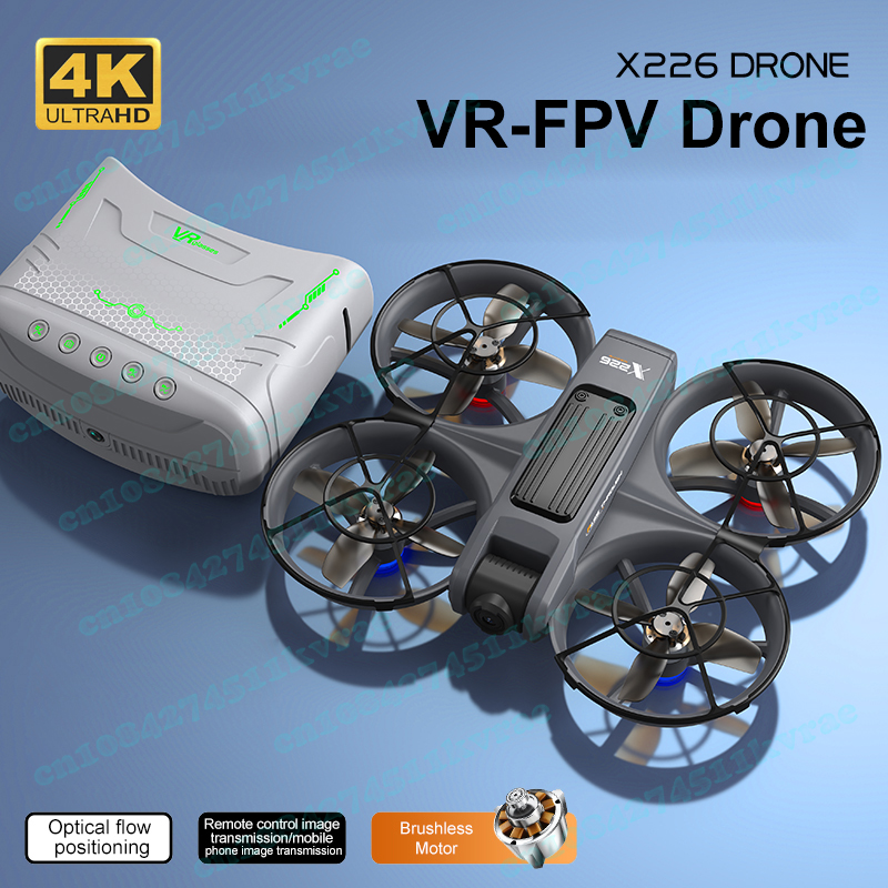 Drone Kit With Camera - X226 VR FPV Drone 4K HD