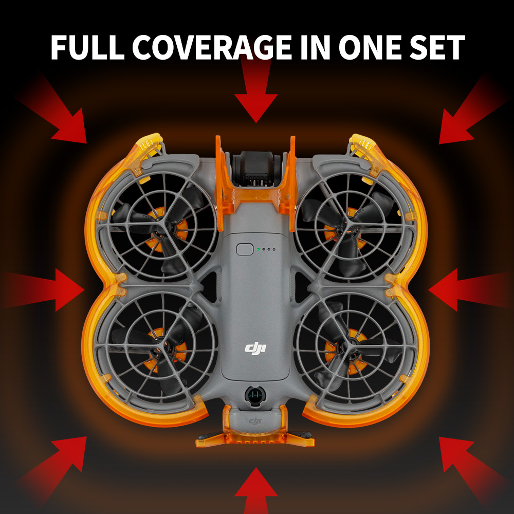Drone Kit Build Yourself - 4in1 Injection-Molded Protective Guard Arrmor Kit