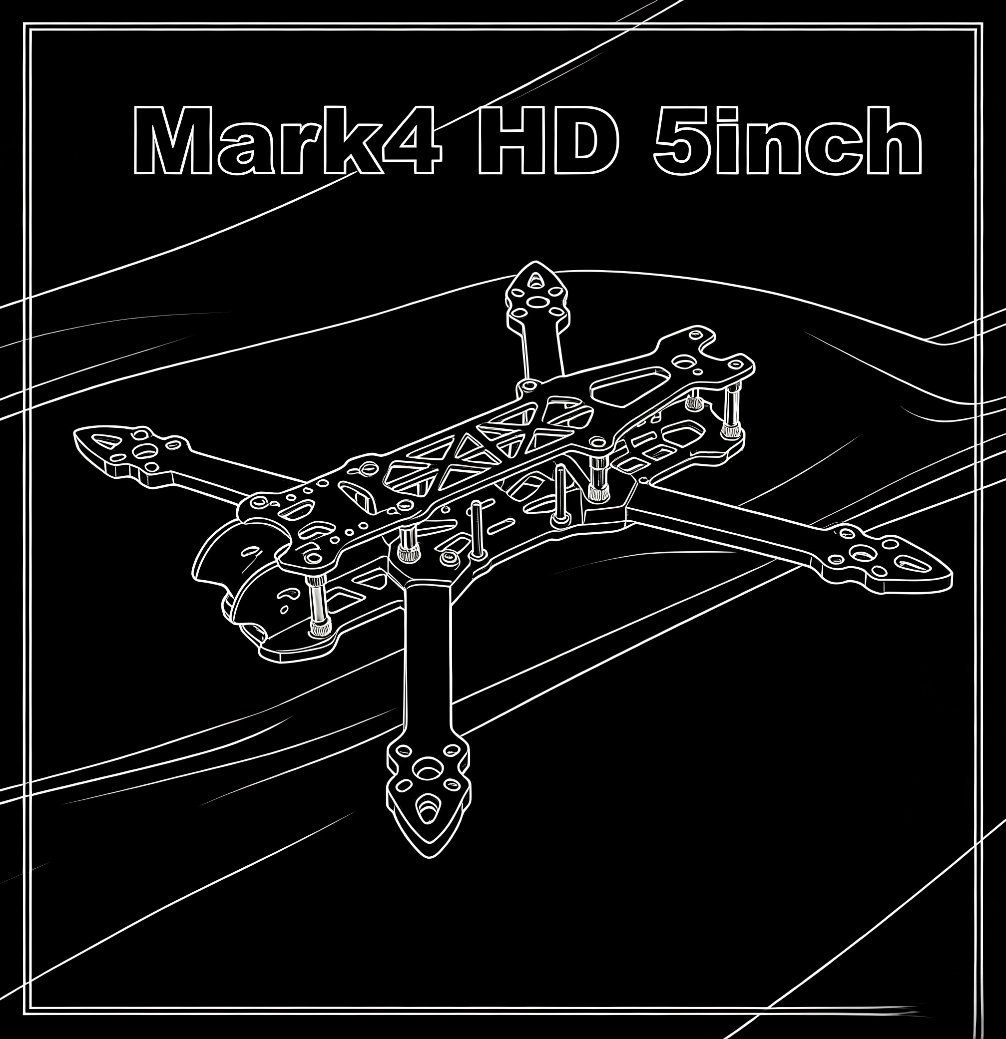 Drone Kit Racing - MARK4 V2 Mark 4 V2 5inch