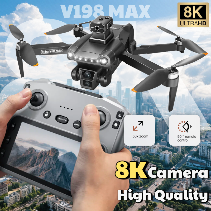 NEW for Genuine V198 MAX Drone - Drone Kit Long Range recension och pris