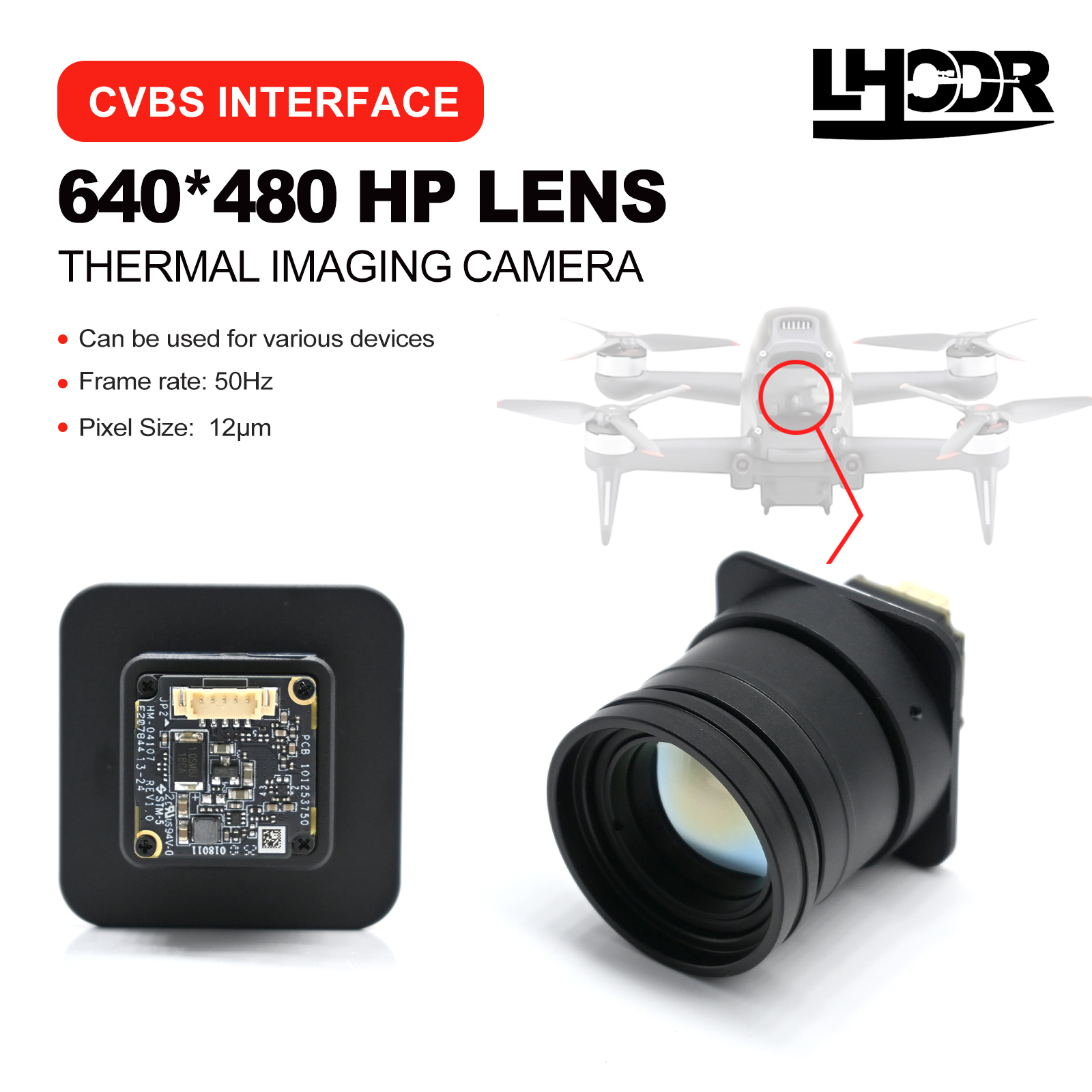 30mm 640x480 pix Drone thermal - Drone Kit Fpv recension och pris