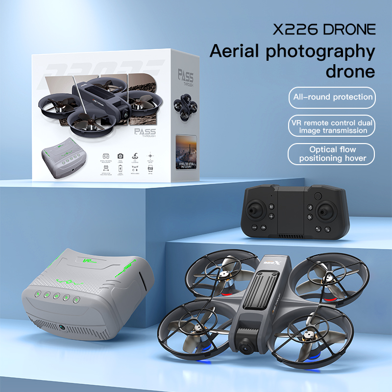 X226 VR FPV Drone 4K HD Dual C - Drone Kit With Camera recension och pris