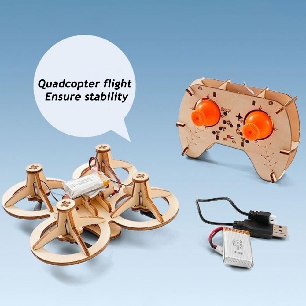 Rc Drone Toy Wooden Drone Puzz - Drone Kit Beginner recension och pris