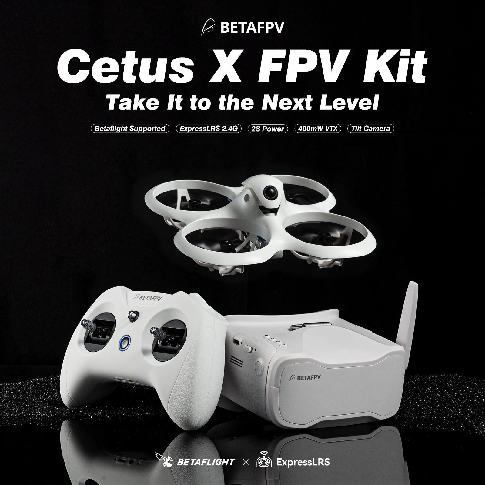 BETAFPV Cetus X FPV Kit Racing - Drone Kit Racing recension och pris