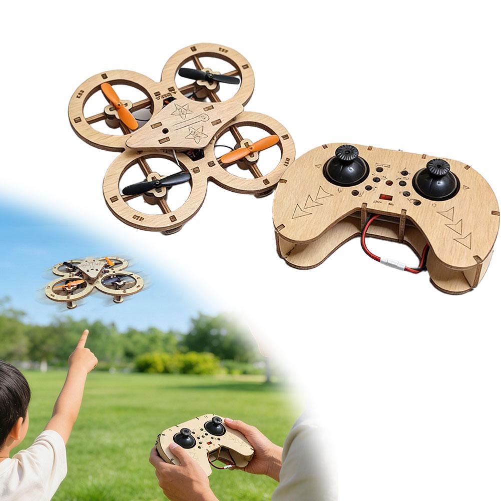 DIY Wooden RC Drone Quadcopter - Drone Kit Octocopter recension och pris