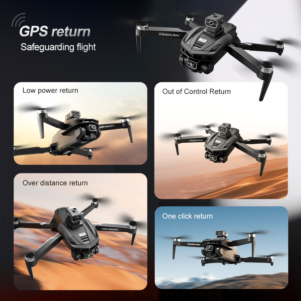 V168 PRO Max GPS Drone 8K Prof - Drone Kit Professional recension och pris