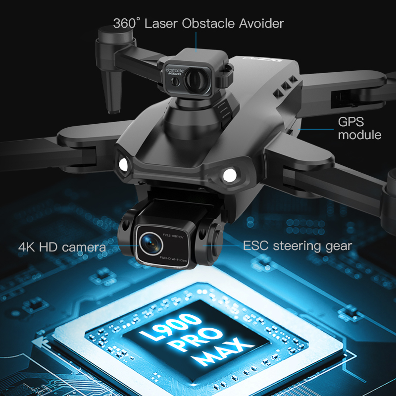 LYZRC L900 PRO MAX Drone 4K Pr - Drone Kit Vtol recension och pris