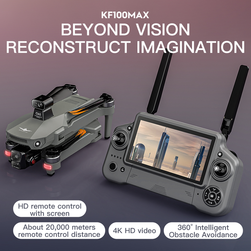 SJRC KF100 MAX 8K UHD Photo HD - Drone Kit Professional recension och pris
