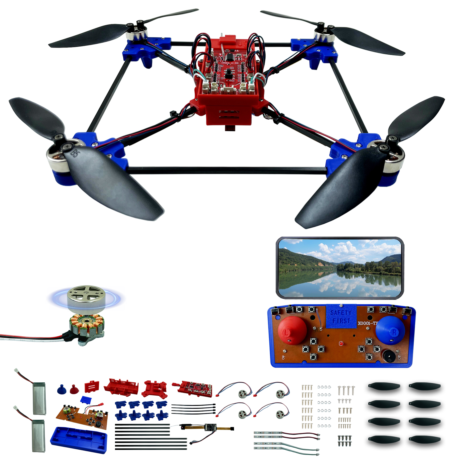 Drone Quadcopter DIY Kit Uniqu - Drone Kit Build Yourself recension och pris
