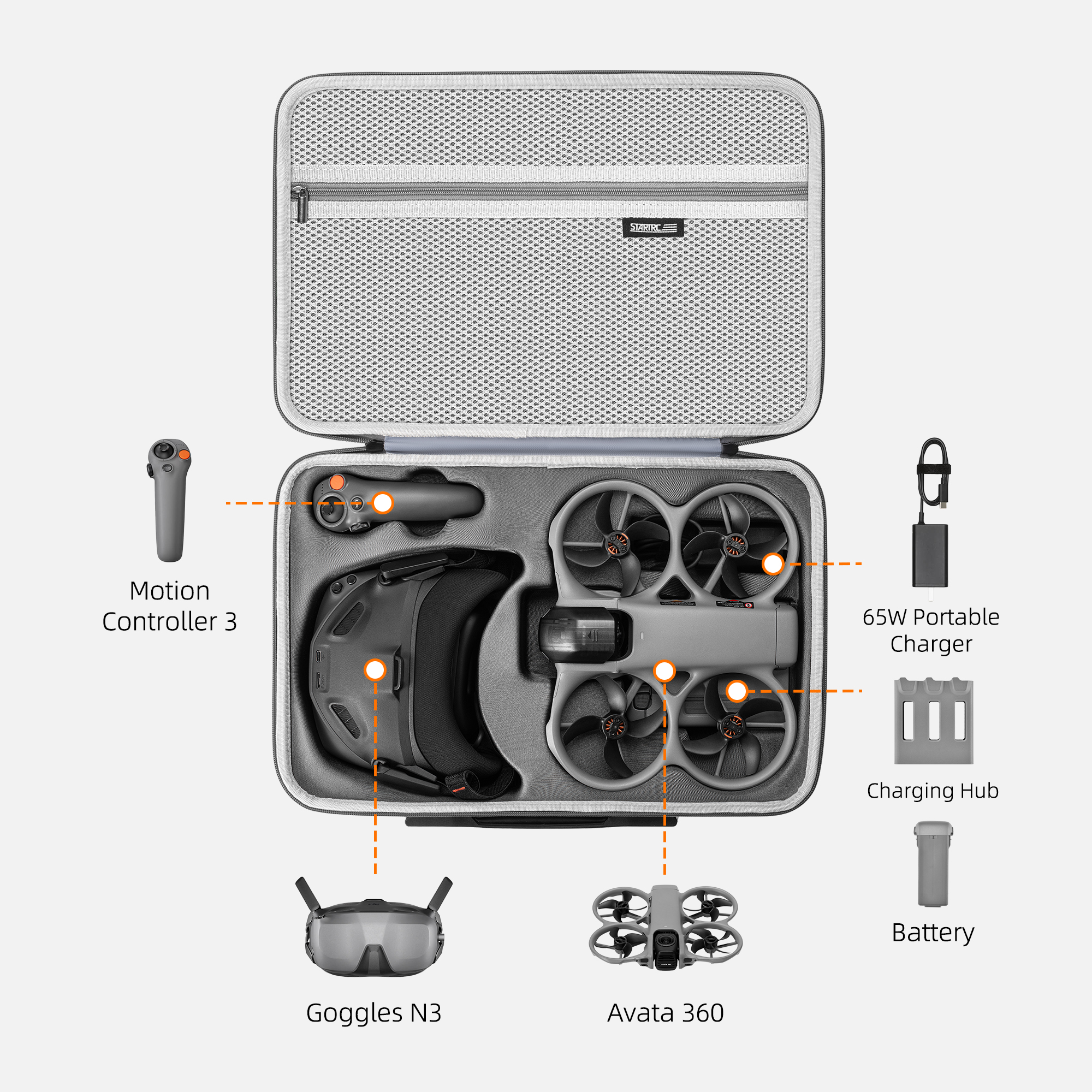 Portable Storage Bag For DJI A - Drone Kit Waterproof recension och pris