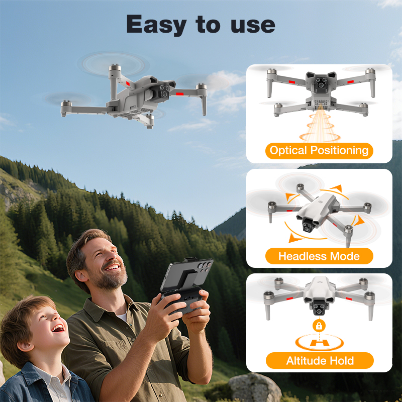 2026 Hot L017 Pro Drone Brushl - Drone Kit Professional recension och pris