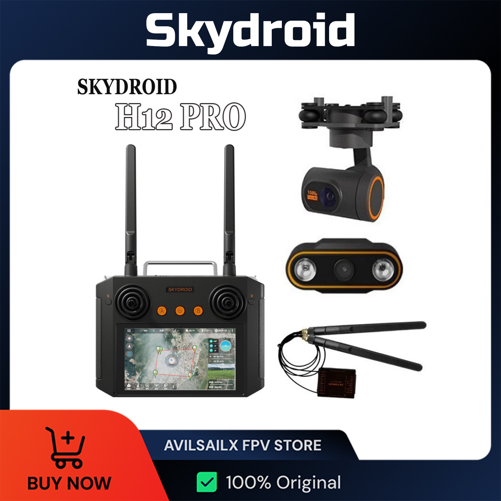 Skydroid H12 PRO Remote Contro - Drone Kit Hexacopter recension och pris