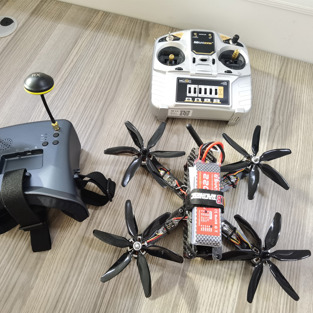 10pcs 504060 5x4x6 6-Blade Sin - Drone Kit Racing recension och pris