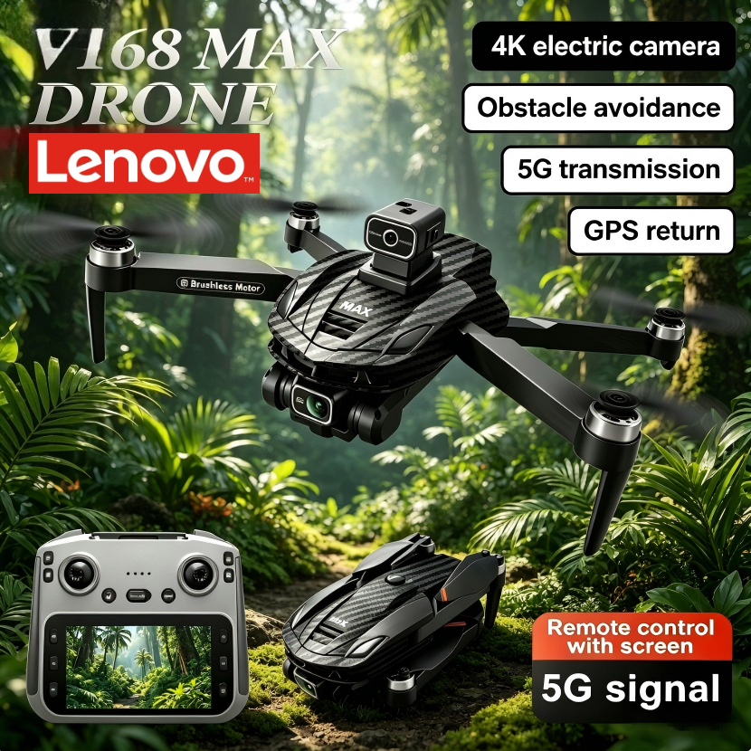 Lenovo V168 MAX 8K HD Drone 5G - Drone Kit Long Range recension och pris